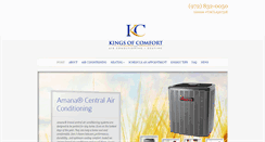 Desktop Screenshot of kingsofcomfort.net