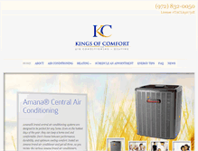 Tablet Screenshot of kingsofcomfort.net